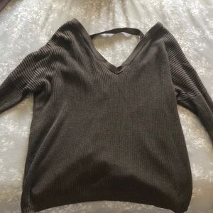 Tobi olive green sweater